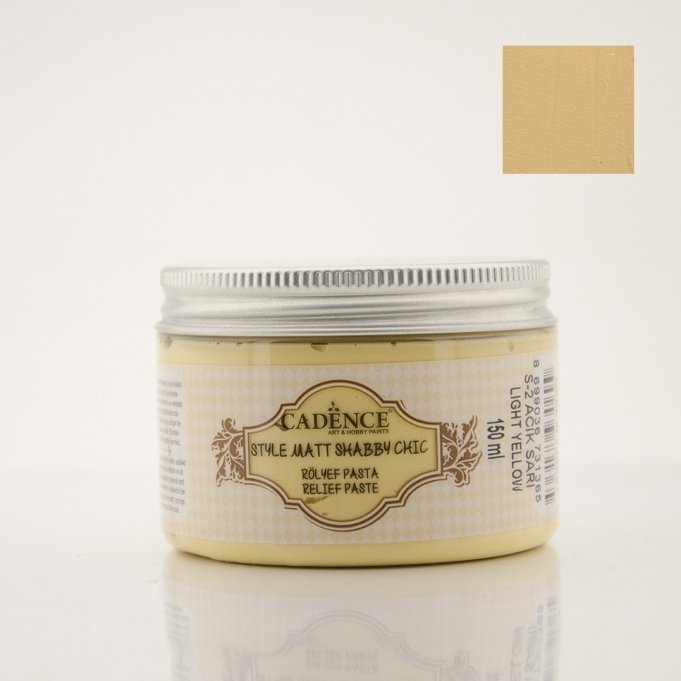SHABBY CHIC RÖLYEF PASTA SR-02 AÇIK SARI 150ML