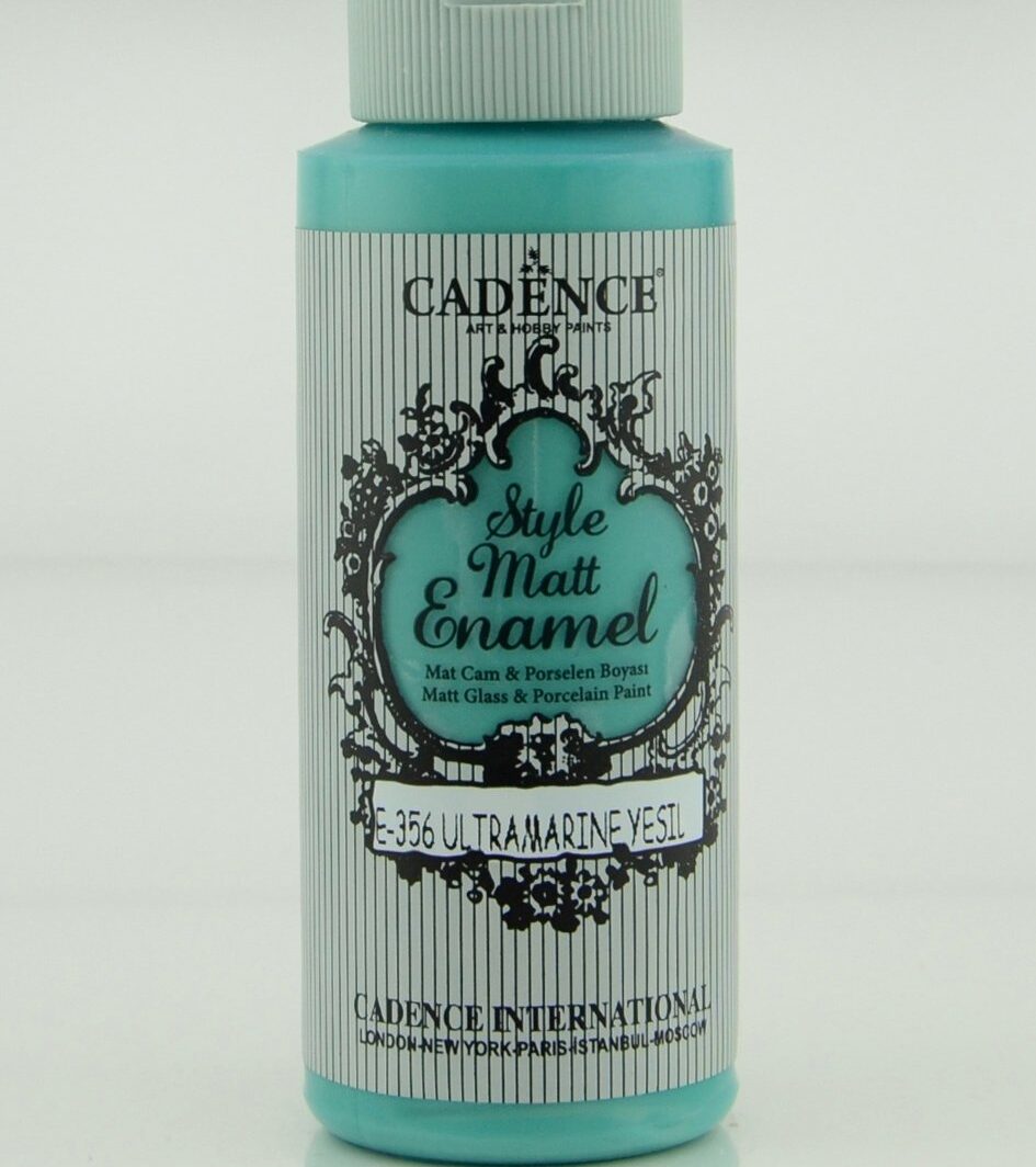 ENAMEL CAM BOYASI E-356 ULTRAMARİNE YEŞİL 59ML