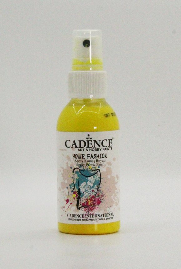 KUMAŞ SPREY BOYA 1101 LİMON SARI 100ML