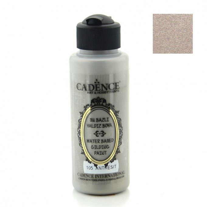 SUBAZLI YALDIZ BOYA 105 ANTRASİT GÜMÜŞ 120ML