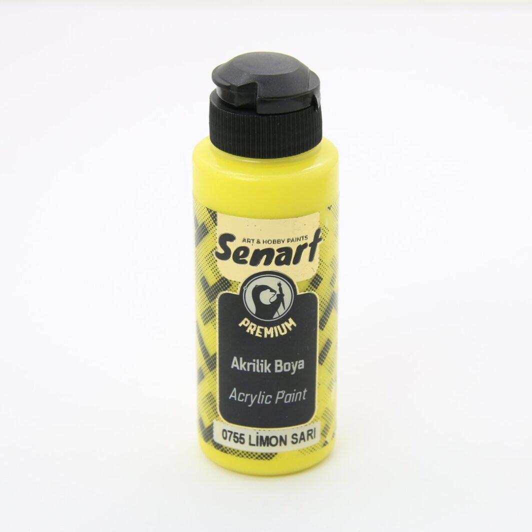 SENART PREMİUM AKRİLİK  0755-LİMON SARI 120ML