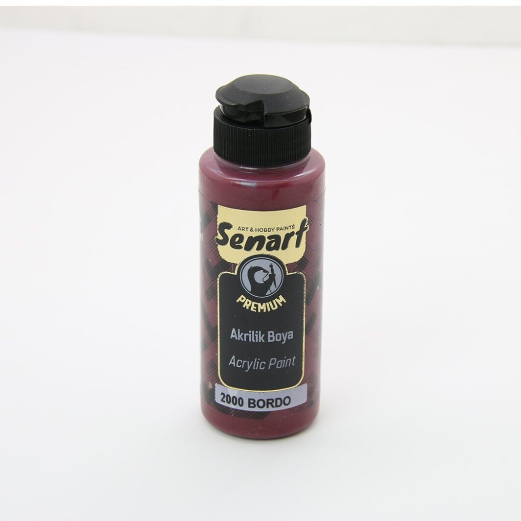 SENART PREMİUM AKRİLİK  2000-BORDO 120ML