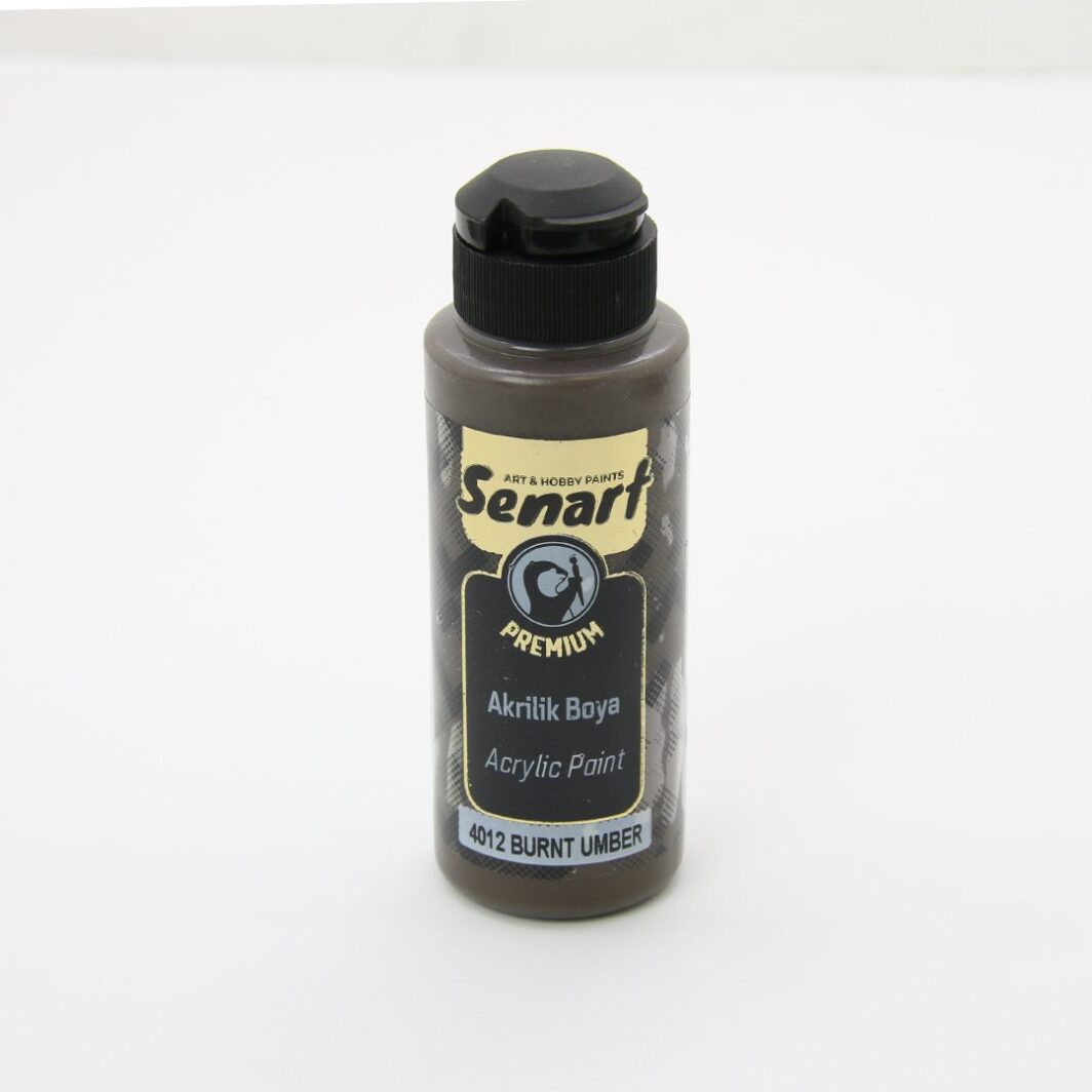 SENART PREMİUM AKRİLİK  4012-BURNTUMBER 120ML